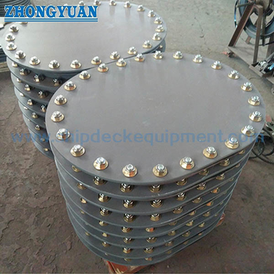 JIS F 2304 Tip B Gömme Çok Cıvatalı Oval Rögar Deniz Donanımı