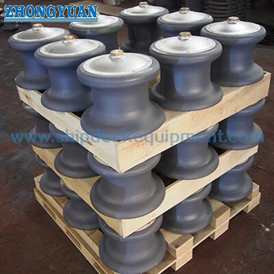 Gemi demirlemesi için toz kapaklı dökme çelik tek tekerlekli fairlead. CB/T 3861-2011 Tip A