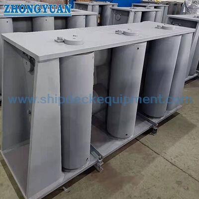 Yukarı rulonlu yedi rulonlu evrensel fairlead. CB 3062 D tipi gemi demirleme ve çekme için.