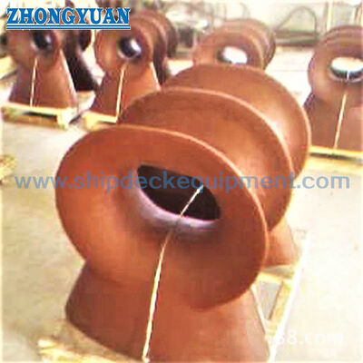 DIN 81915 E Tipi Güverteye Taşınmış Deniz Çakması. 80-200 kN dökme çelik ip rehberi.
