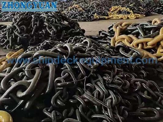 Stud-Link Marine Anchor Chain | U1 U2 U3 Gemi Demirleme İçin Flash-Butt Kaynaklı