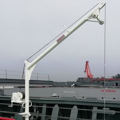 0.2-0.8T Dökme Yük Gemisi Kargo Ambarları İçin Hareketli Çöp Vinci