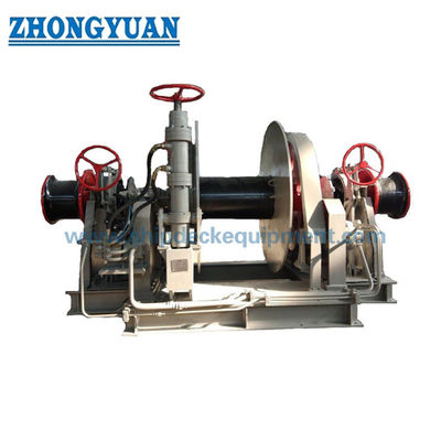 Φ64mm Elektrik Hidrolik Windlass Mooring Winch Tek Çingene Tek Davul