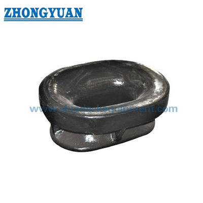 Bulwark Mounted Mooring Chock JIS F 2007 Tip A Oval Açılış dökme çelik ip rehberi