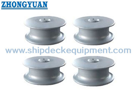 NS 2585 Açık Tip Döküm Çelik Makaralı Düğme Gemi Demirleme Makarası Fairlead Gemi Demirleme Ekipmanı