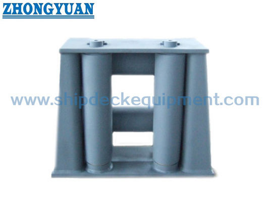 100 ′′ 320 mm Dört rulolu evrensel Fairlead. CB/T 3062 Çeşitli yönlü demirleme için B tipi.