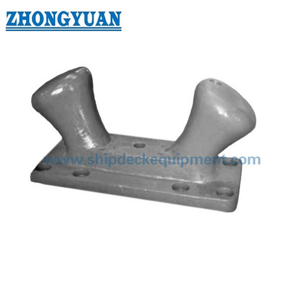 20 ¢ 200T Bolted Anchorage Double Bitt Dock Bollard.
