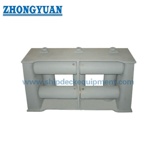 Yukarı rulonlu yedi rulonlu evrensel fairlead. CB 3062 D tipi gemi demirleme ve çekme için.