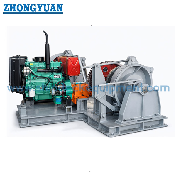 38 mm Dizel Motorlu Çift Çingene Deniz Çapa Kapalı Windlass