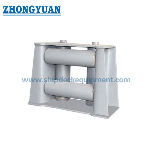 100 ′′ 320 mm Dört rulolu evrensel Fairlead. CB/T 3062 Çeşitli yönlü demirleme için B tipi.